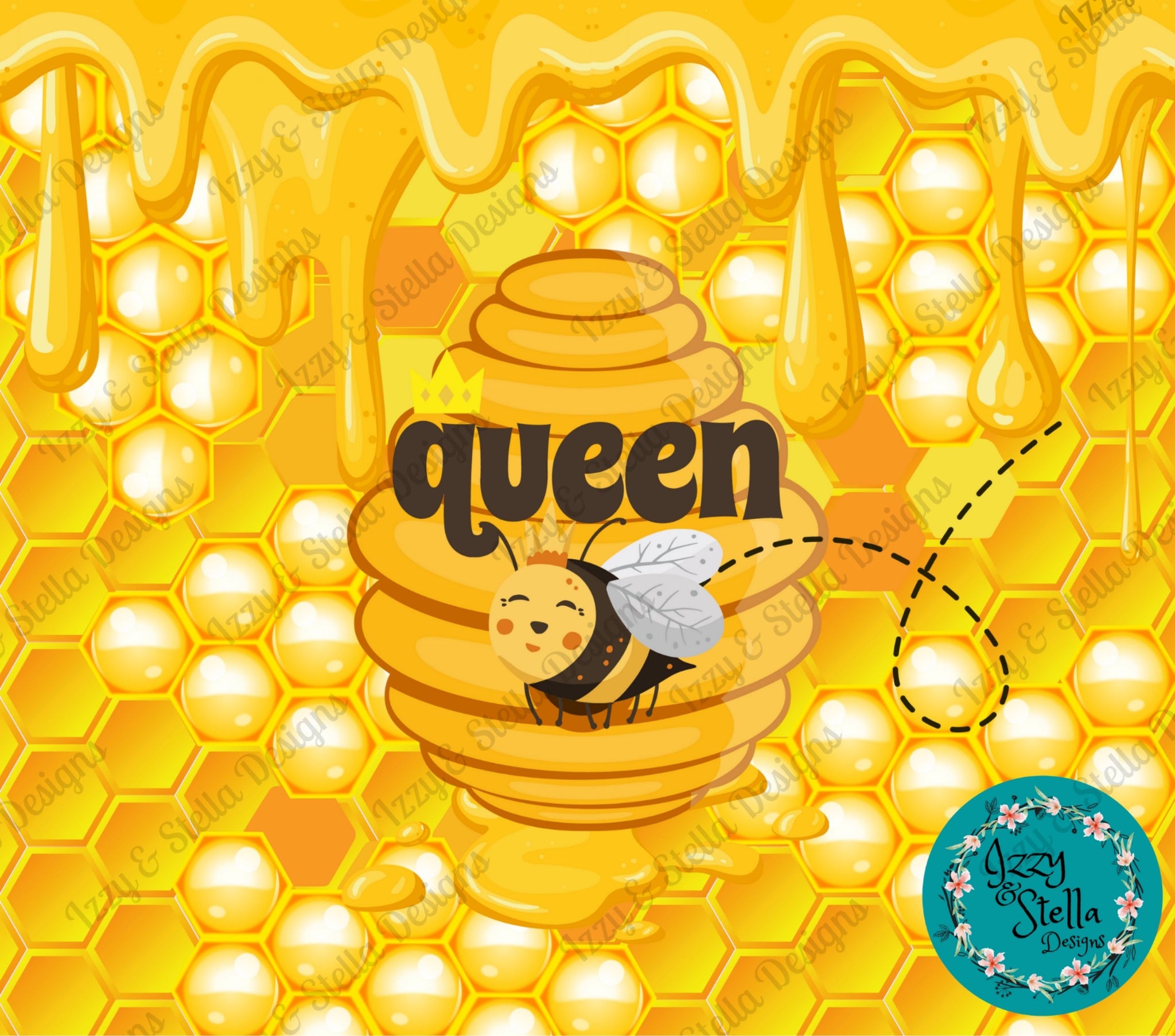 Queen Bee 20 ounce Tumbler – DIY Party Mom